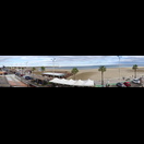 Die Aussicht aus unserem aktuellen Hotelzimmer in Port-la-Nouvelle